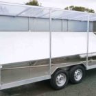 remorque de transport stand marche fruit legume