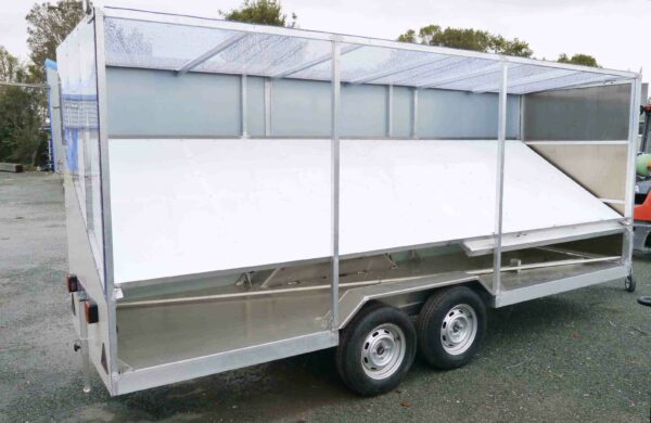 remorque de transport stand marche fruit legume